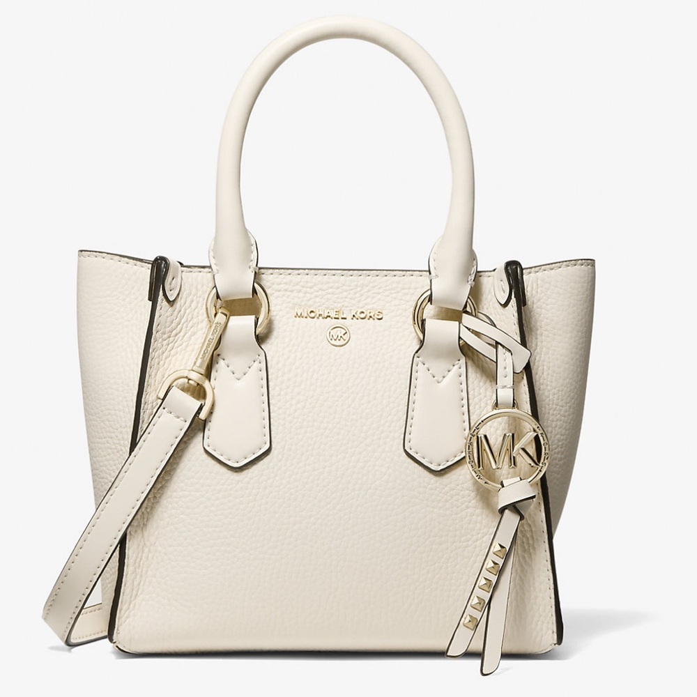 NWOT. Michael Kors Small Kris pebbled crossbody satchel.